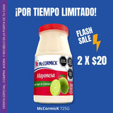 2 Mayonesas McCormick 725g