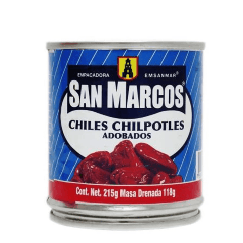 Chiles chipotles San Marcos en trocitos adobados 215 g - tienditaexpresscanada