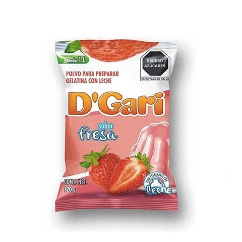 Gelatina D´gari Fresa Leche - Tiendita Express CA