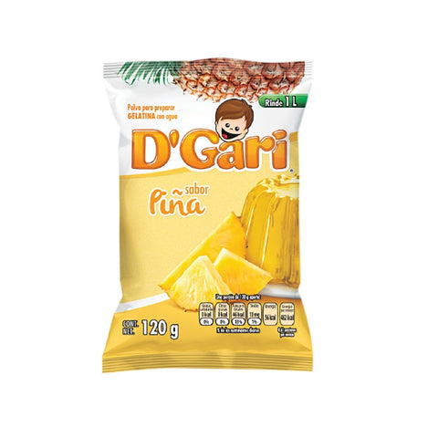 Gelatina D´Gari Piña Agua 120grs - Tiendita Express CA