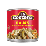 Rajas Jalapeños La Costeña 12oz - tienditaexpresscanada