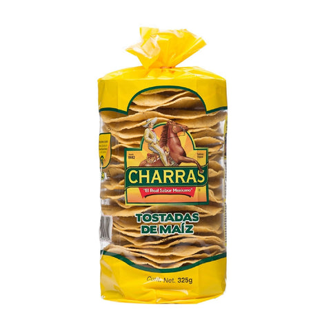 Tostadas Charras Regular 15.3oz - Tiendita Express CA